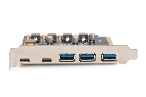 DIGITUS - Nätverksadapter - PCIe x2 - USB 3.1 Gen 2
