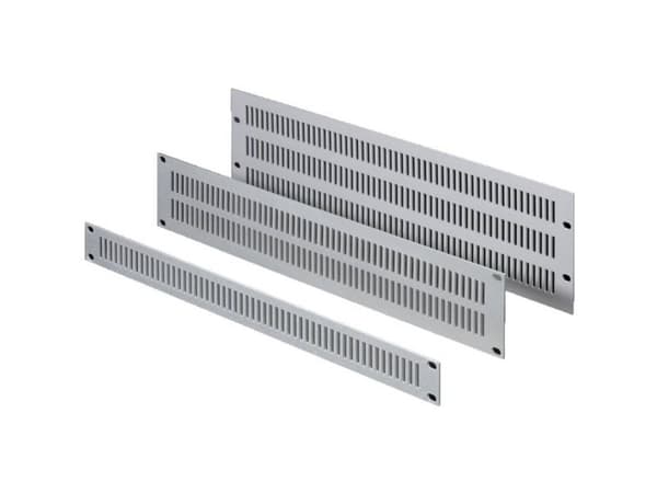 Rittal 2231000, Trimpanel, Aluminium, Grå, 3 stykker