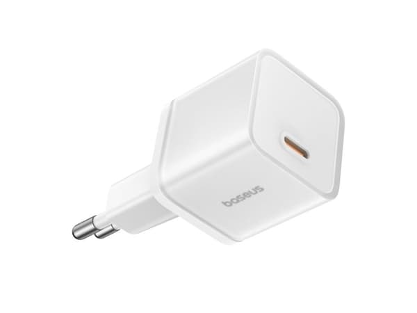 Baseus GaN5S 30W EU USB-C Wall Charger - White