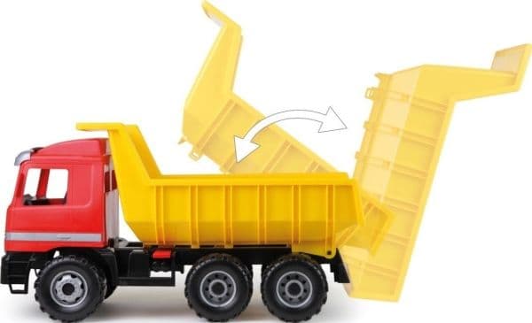 Mercedes Actros 62 cm bulk dump-lastbil i en låda