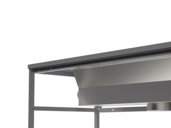 Udsugningsbord Let H-stel 2000x800 mm