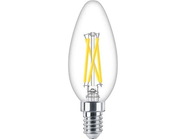 Philips MASTER LED Kerte DimTone 2,5W (25W) E14 B35 Kirkas (kirkas)