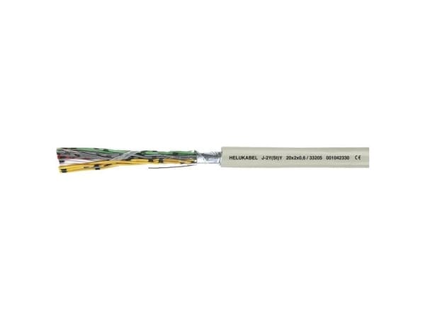 HELU 33200-500 Datakabel 4 x 0,6 mm² grå 500 m