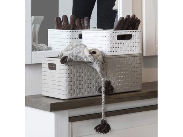 Rotho COUNTRY, 6 l, Rektangulær, Plast, Hvit, 280 mm, 185 mm