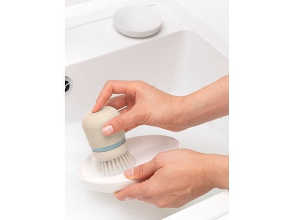 Brabantia oppvaskbørste med dispenser, plast