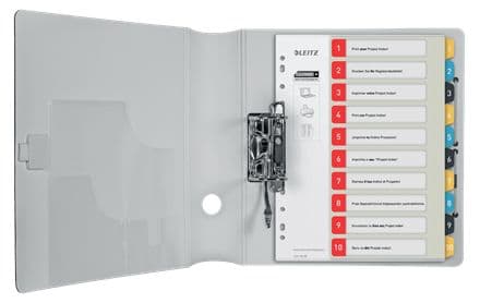 Leitz Cosy 1-10 Printable Index - Polypropylen (PP) - 300 mikroner - 1 ark indekskort