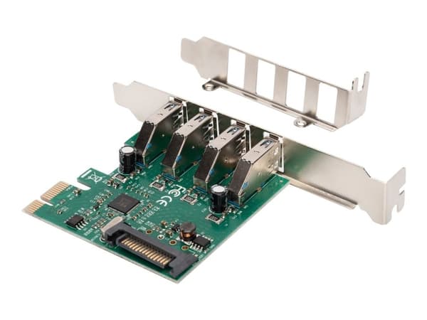 DIGITUS - USB-adapter - PCIe 2.0 - USB 3.0 x 4