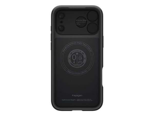 Spigen Optik Armor (MagFit), Suojus, Apple, iPhone 17 Pro, 16 cm (6.3"), musta