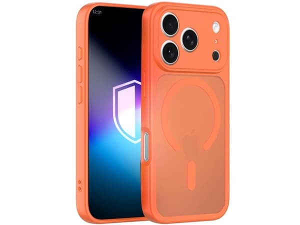 3mk Misty MagCase för iPhone 17 Pro - orange
