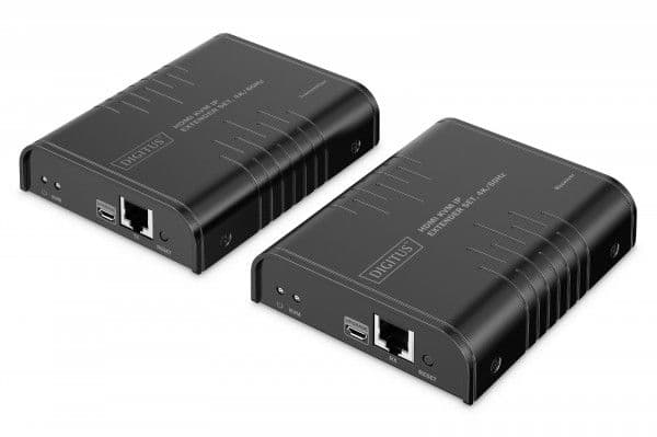 DIGITUS - Extender Set - KVM / lyd / USB-utvider - HDMI, 1GbE, USB 2.0 - over CAT 6 - USB - opp til 200 m