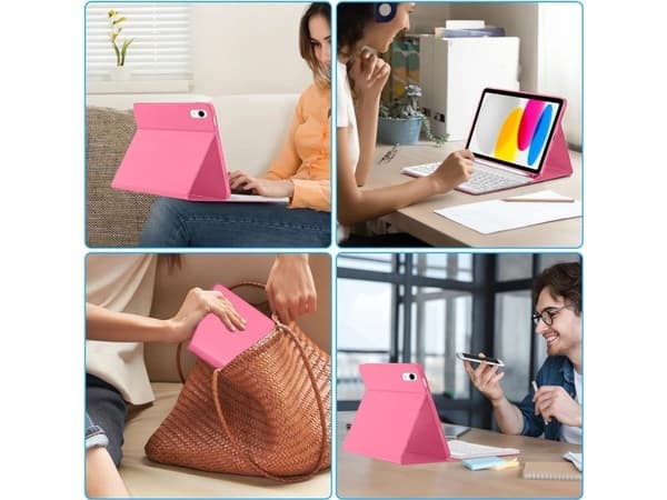 TECH-PROTECT SC PEN + KEYBOARD IPAD 10.9” 10 / 2022 / 11” 11 / 2025 MAGENTA