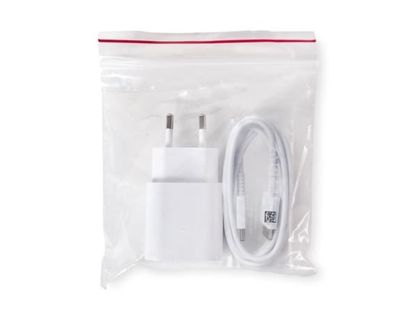 Samsung EP-TA800EWE + EP-DA705BWE USB-C lader + kabel 25W - hvit (bulk)