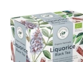 Te Green Bird Tea, lakrits, förpackning á 20 st