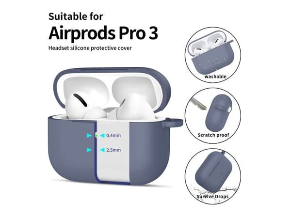 Tech-Protect Silicone Hook Case for AirPods Pro - Blue