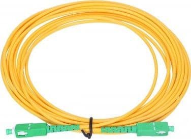 Extralink - Patch-kabel - SC/APC enkelläge (hane) till SC/APC enkelläge (hane) - 0.5 m - 3 mm - fiberoptisk - simplex - G.652D