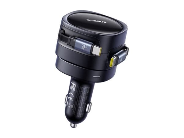 Baseus Enjoyment Max billader USB-C+USB-C 60W svart