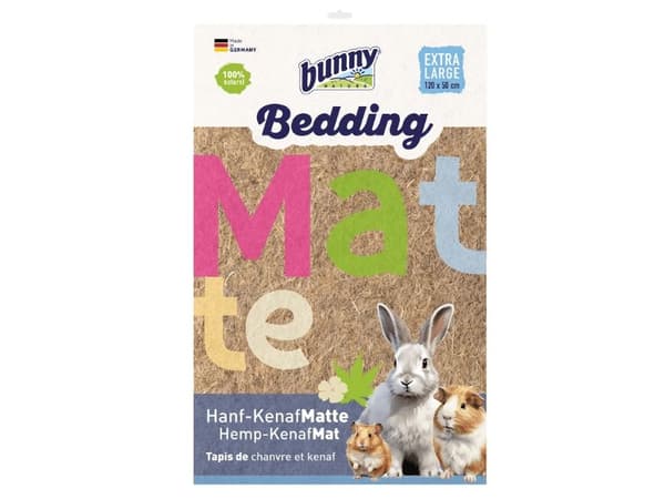 Bunny Nature bedding måtte Extra Large - hamp og kenaf