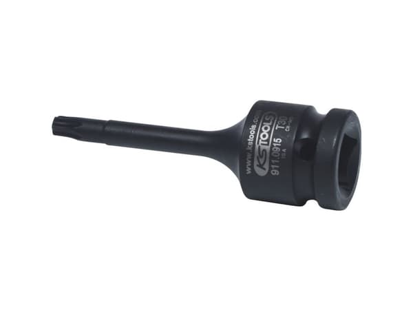 KS Tools 911.0996, Kraftpipe, 1 hoder, 1/2", Krom-molybden, 25 mm, 75 mm