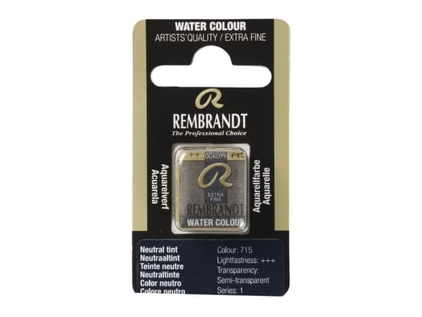 Rembrandt akvarell Pan Neutral Tint 715