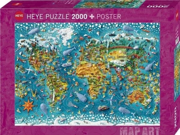 Heye Puzzle 2000 Our World (Puzzle + poster)
