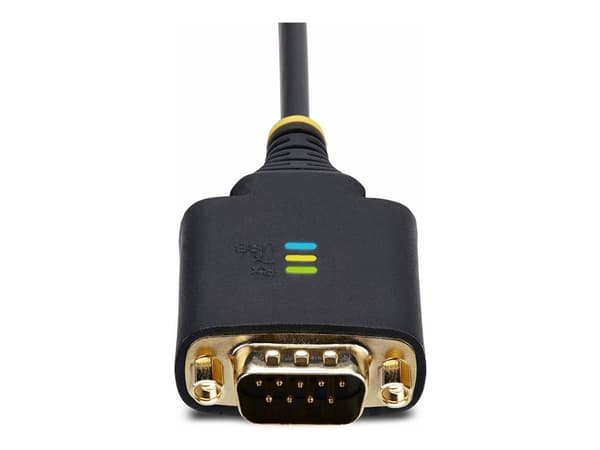 StarTech 13ft (4m) 2-Port USB to Serial Adapter Cable, Interchangeable DB9 Screws/Nuts, COM Retention, USB-A to DB9 RS232, FTDI, Level-4 ESD Protec...