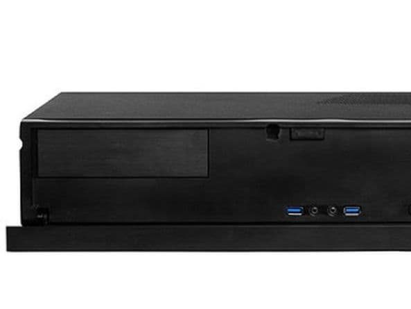 SilverStone MILO ML04 - Tower - mini ITX / micro ATX - ingen strømforsyning (ATX / PS/2) - lajittelu - USB/LYD