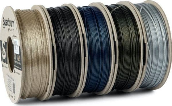 Spectrum PLA Glitter Multi Pack - 1,75 mm - 5 x 0,25 kg