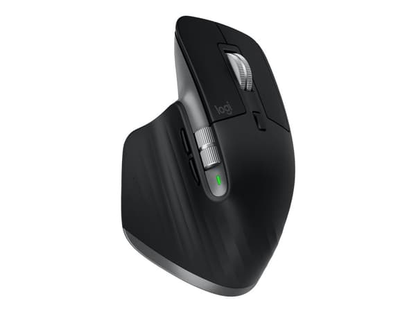 Logitech Master Series MX Master 3S - Mus - ergonomisk - optisk - 7 knapper - trådløs - Bluetooth - romgrå - for Apple MacBook