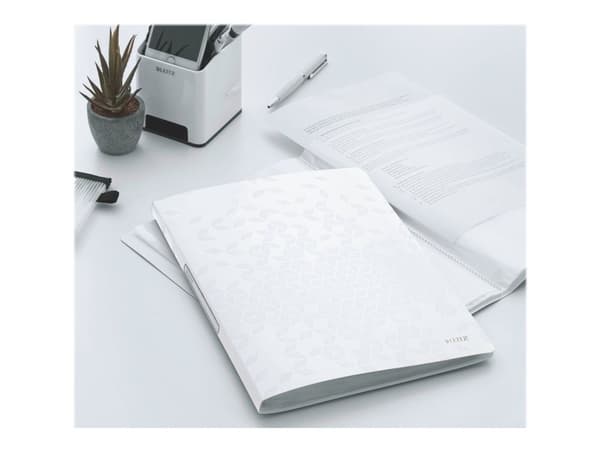 Displaybok Leitz WOW PP 40 fickor vit - (10 st.)