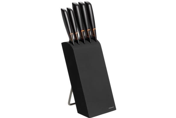 Fiskars - Knivblokk og knivsett - 5 stk.