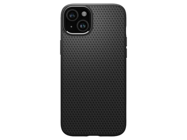 Spigen Liquid Air-deksel til iPhone 15 Plus - matt svart