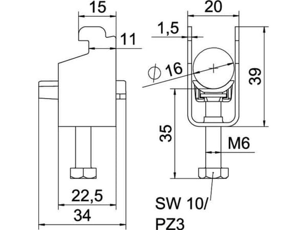 Obo Bettermann 1187208, 1 styck