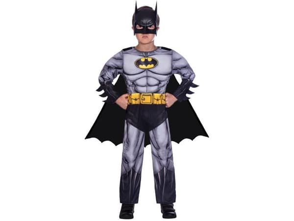 BATMAN MASKERADDRÄKT 116-128 CM