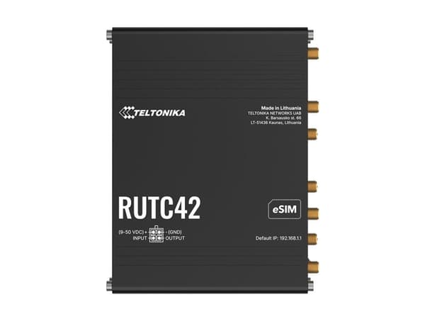 RUTC42 (EU) 4G/WiFi 6 dual modem edge-router, docker