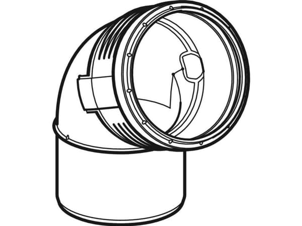 75 mm x 67,5° Böjning Silent PP Geberit