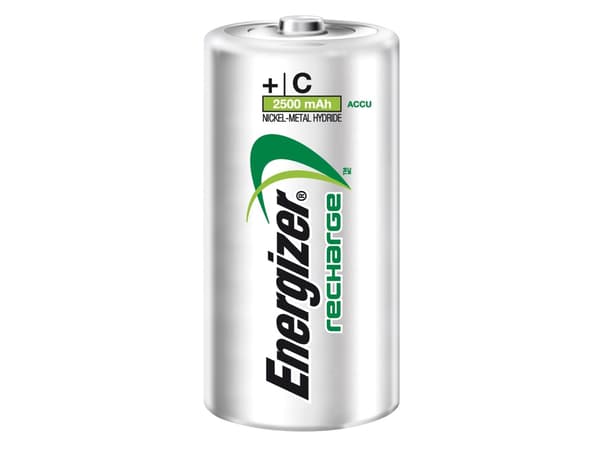 Batterier, Energizer® Accu Recharge Power Plus, C/HR14, 2-pack