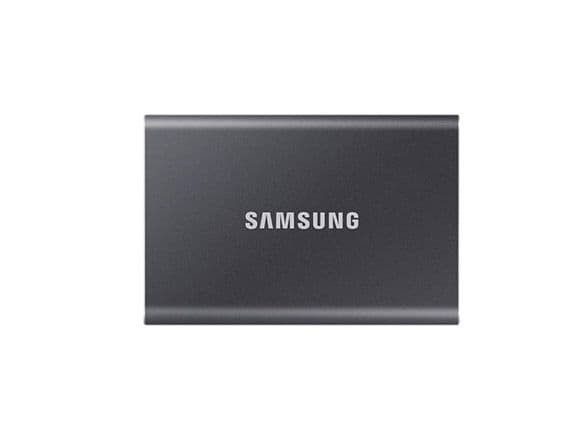 4 TB SSD Samsung Portable T7 Gen2 USB3.2 Titan grå