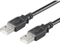 MicroConnect USB 2.0 - USB-kaapeli - USB (han) til USB (han) - USB 2.0 - 10 cm - lajittelu