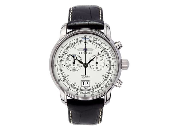 Zeppelin 7690-1 rannekello Hanstik Quartz Silver