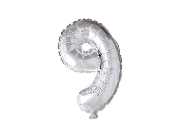 Silver sifferballonger 102 cm