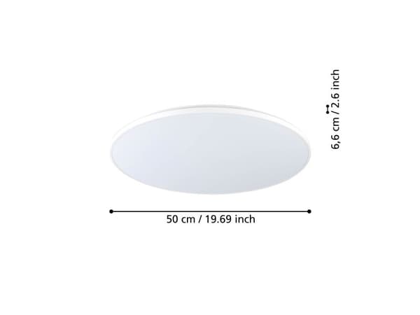 EGLO CRESPILLO LOFT Ø500 hvit