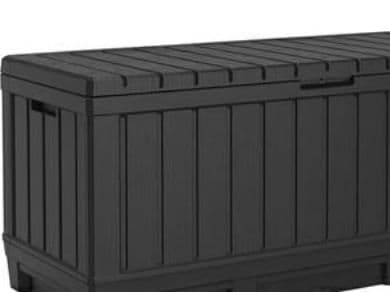 KETER trädgårdsbox Kentwood 350L grafitgrå