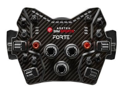 Asetek SimSports Forte GT Button Box V2 - schwarz, orange