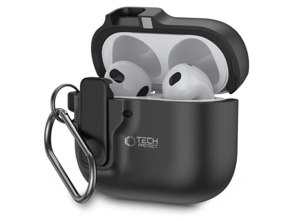 Tech-Protect SLIM HOOK till Apple AirPods 4 svart