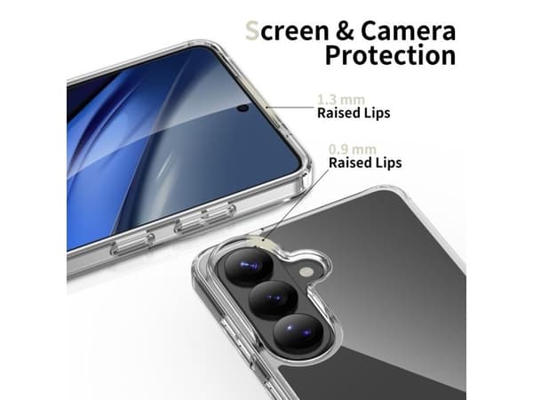Tech-Protect FlexAir Hybrid Case for Samsung Galaxy S26 - Clear