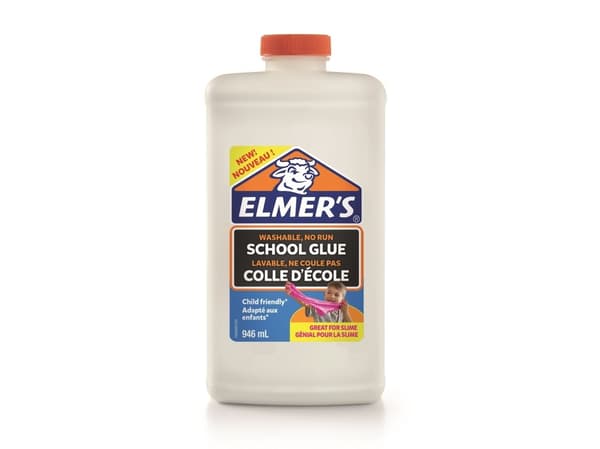 Skolelim Elmer's hvid 946ml - vaskbart til slim