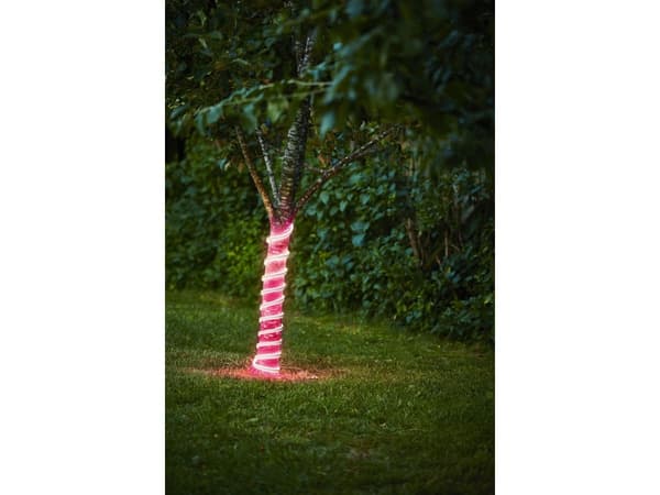 EGLO FLATNEONLED utendørs striper 5 m IP44 rosa