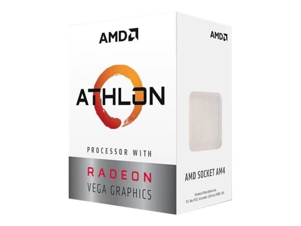 AMD Athlon 3000G - 3.5 GHz - 2 kärnor - 4 trådar - 4 MB cache - Socket AM4 - Box