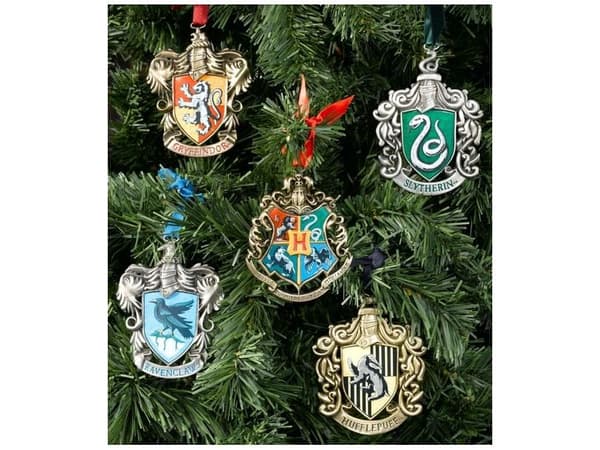 Hogwarts juletræs ornamenter 5 stk