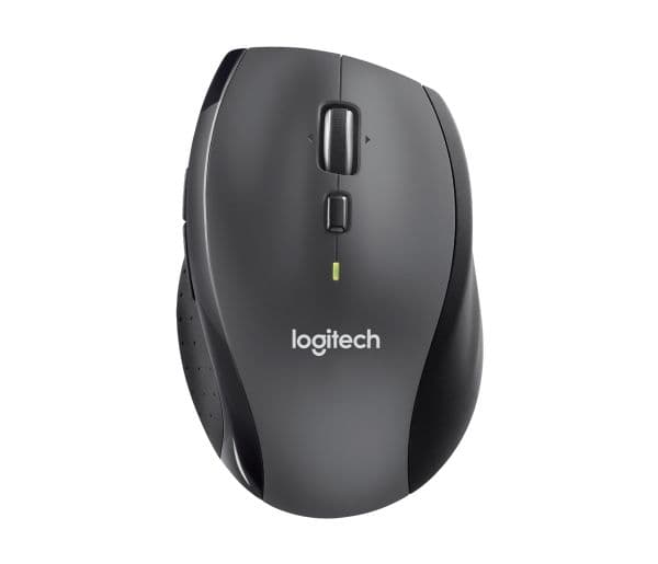 Logitech Marathon Mouse M705, Oikeakätinen, Optinen, Langaton RF, Musta
